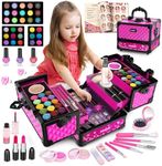 Hollyhi 59 Pcs Kids Makeup Kit for 