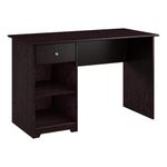 Bush Furniture Cabot Computer Storage | Small Desk for Home Office Workspace, 48W, Espresso Oak