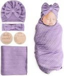 BQUBO Baby Swaddle Blankets for Gir