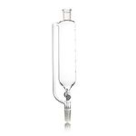 Autoark 500ml Pressure Equalizing Addition Funnel,Borosilicate Glass Dropping Funnel 24/40 Joint with PTFE Stopcock for Laboratory,AIS-005