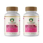 Maharishi Ayurveda Raktda Iron Management Tablets For Men&Women|Ayurvedic Iron Supplement With Vitamin C&Calcium|Maintains Haemoglobin Levels|Boosts Energy|Improves Skin&Hair Health|120 Tablets