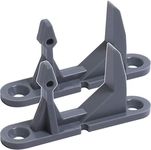 [UPGRADED] 131763302 Washer Door Striker by BlueStars - Compatible with Frigidaire Electrolux Kenmore Washers - Replaces AP4508273 131763340 134456602 134456640 1564512 AH2378364 - PACK OF 2