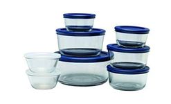 ANCHOR HOCKING 13326AHG18 Food Storage Set 16pc Red