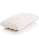 Kiss Dream 100% Talalay Latex Pillow Bed Pillow for Sleeping, Extra Soft Natural Latex Sleeping Pillow for Back, Stomach or Side Sleepers, Removable Breathable Cotton Cover - High Elasticity