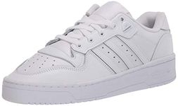 adidas Originals Women's Rivalry Low Top Basketball, white/white/black, 5.5