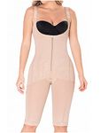 DIANE & GEORDI 2397 Braless Body Shaper | Fajas Colombianas Beige 2XL