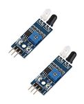 Robotbanao IR Infrared Obstacle Avoidance 3 Wire Reflective Photoelectric Sensor Module For Arduino Smart Car Robot (2 Pcs)