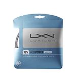 Luxilon Tennis Racket String, Alu Power 125 Rough, 12.2 m, Silver, 1.25 mm, Unisex, WRZ995200