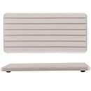 NiuYichee 2 PCS Water Absorbent Diatomite Coasters Rectangle, Grooved Design, Water Absorbing Stone Used for Hand Soaps & Plants & toiletries in The Modern Home