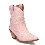 Dingo Boots Women's Primrose Fashion Boot, Pink, 9, Pink, 7 UK