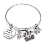 Writer Bracelet Author Bracelet Writer Gift Novelist Gift Careful Or Youll End Up In My Novel Jewelry Writing Gift Author Jewelry (Writer Bracelet)