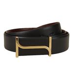 GIL Stylish Men's Leather Belt - Wrinkle-Free| Premium Italian Leather | Perfect Fit for Pants, Suits, Trousers |