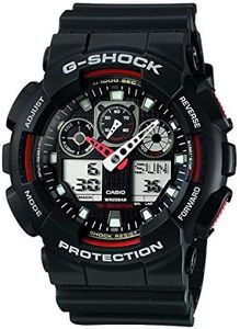 G-SHOCK GA100-1A4 Mens black Analog/Digital Watch with black Band