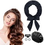 MAYCREATE® No Heat Curling Rod Headband, No Heat Hair Curlers Overnight Velour Hair Curls Roller Wrap for Women with Long Hair