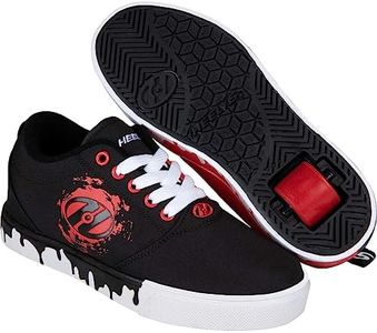 HEELYS Pro 20 Drips (Little Kid/Big Kid/Adult) Black/Red 6 Big Kid, 6 Men's, 7 Women's M