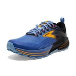 Brooks Women's Cascadia 16 B Width Running Shoe (BRK-120363 1B 1174760 7.5 (414) Blue/Black/YEL)