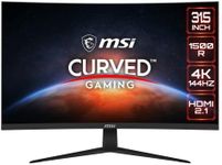 MSI G321CU 4K 32" 16:9 Curved 1500R Gaming Monitor, 144Hz 1ms, 3840 x 2160 (UHD), FreeSync