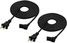 Vebner 2-Pack - Extra Long Power Cords Compatible with Sonos Era 100 and Era 300 Speakers (25-Foot, Black)