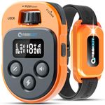 ABBIDOT Shock Collar - [2024 Version] 178 Levels Dog Training Collar with Remote, 4100ft Dog Shock Collar, Remote Waterproof E Collar for Small Medium Large Dogs with E-cliker, Up to 6 Dogs (Orange)