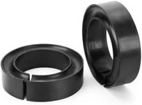 Heavy-Duty Round Rubber Coil Spring Spacer for Car, Enhance Spring Rate for 5" & 5.5" O.D. Universal Coil Spring Booster (Pack of 2)