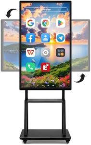 JYXOIHUB Smart Board, 55 Inch Digital Electronic Whiteboard and Smartboard for Classroom, Screen Mirroring for Live Streaming Capacitive Touchscreen, Displays and Player for Advertisin (Board Only)