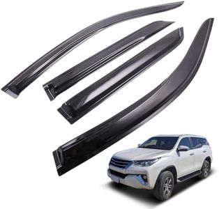 X-CAR Weather Shields Weathershields Window Visor Wind Deflector, 4-Piece Set Compatible with Toyota Fortuner 2015-2025