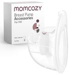 Momcozy Full Set Collector Cup Only Compatible with Momcozy M5 NOT for Others. Original M5 Breast Pump Replacement Accessories (160ml, with Double-Sealed Flange 24mm)