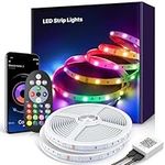 Led Strip Lights 30m, RGB Music Sync Color Changing Led Light with Smart App Control Remote, for Bedroom Room Lighting Flexible Home Decoration