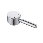 RXXR Tap Handle Lever for Single Handle Faucet with Cartridge Stem 9 * 9mm Universal Replacement Metal Lever Handle, Chrome