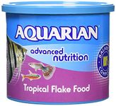 AQUARIAN Complete Nutrition, Aquarium Tropical Fish Food, Flakes, 200 g Container