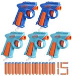 Nerf N Series Party Pack, Includes 5 Nerf N Series Flex Blasters, 15 Nerf N1 Darts Compatible Only with Nerf N Series Blasters, Ages 8+ (Amazon Exclusive)