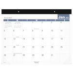 AT-A-GLANCE 2025 Desk Calendar, Monthly, Desk Pad, 21-3/4" x 17", Standard, Easy to Read (SKLP243225)