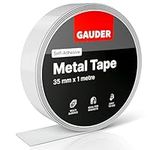 GAUDER Metal Tape Self Adhesive | Ferrous Tape for Magnets | Metallic Steel Strip