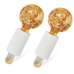 Lazzybeauty Ice Globes for Facial, Cooling Globes Set for Eye & Neck, Cold Glass Ice Roller Ball, Cryo Sticks Face Globes, Tighten Skin, Reduce Puffiness and Dark Circles, Enhance Circulation, Gold