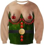 Idgreatim Unisex Ugly Christmas Cre