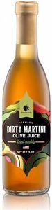 Gourmanity Olive Juice for Dirty Martinis, Premium Olive Brine, the Ideal Martini Mix, Classic Cocktail Enhancer, Perfect Addition to Your Home Bar 12oz Bottle (Pack of 1)