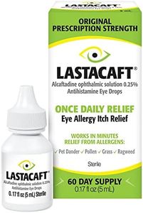 Lastacaft Once Daily Eye Allergy Itch Relief Drops, 60 Day Supply, 0.17 Fl Oz (Pack of 1)