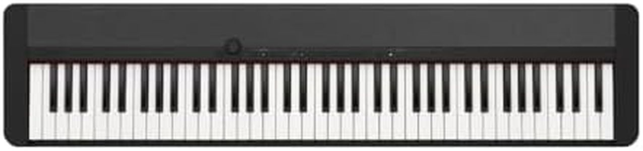 Casio CT-S1-76 Keys Portable Keyboard with Piano Tones and Touch Response, Black