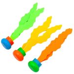 3Pcs Diving Seagrass Toys Swimming Pool Toys Sinking Toys Swimming Sinkers for Kids,Dive Seagrass Underwater Diving Toys,Bath Water Toy Underwater Pool Training Toys Gifts for Girls Boys Pool Games