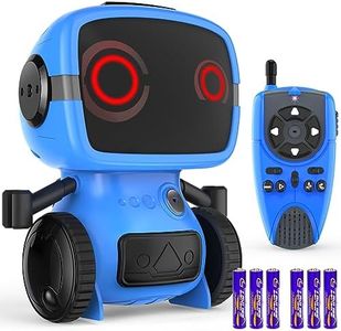 Dandist Robot Toys for Boys & Girls, Remote Control Robot for Kids, Auto-Demonstration, Talkie, and Programming Functions, Flexible Arms, Dance, Music, Big Eyes Toys for Boys 4-6 8-12