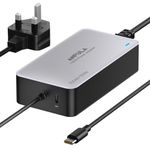 100W USB C Laptop Charger Power Adapter, with 30W USB C Port, for MacBook Pro 16/15/13, MacBook Air, Surface Pro 9/8, Dell Inspiron XPS, Lenovo Thinkpad, Hp Acer Asus Samsung and All USB-C port Device