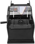 Playing Card Manual Shuffler, Portable Firm Sturdy Card Shuffler Wear Resistant for Home Office for Men Women for Family Gathering(Black)