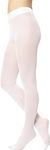Hue Women's Opaque Sheer to Waist Opaque Tight, White, 2