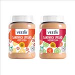 Veeba Sandwich Spreads Combo - Cheese n Chilli, 250g and Thousand Island Sandwich Spread, 250g - Pack of 2