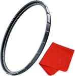 105mm X2 UV Filter for Camera Lenses - UV Protection Photography Filter with Lens Cloth - MRC8, Nanotec Coatings, Ultra-Slim, Traction Frame, Weather-Sealed by Breakthrough Photography