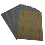 AutKerige 9 x 11 Inch Sanding Sheets， 2000 Grit Wet Dry Sandpaper，15PCS Premium Silicon Carbide Sand Paper for Wood Metal Ceramic or Auto Polishing and Scratches Removing