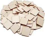 American Elm 12 Pieces 4x4 Inch Wood Squares Unfinished Basswood Plywood Wooden Sheets 0.12 inch Thick Blank Wood Squares for Crafts Painting Scrabble