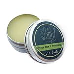 The Ilex Wood - Lemon Balm and Peppermint Lip Balm - All natural, coldsore prevention, palm oil free, cruelty free, plastic free, moisturising lip balm, handcrafted in the UK - 10ml