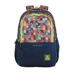 STRABO Alpha Lightweight & Water resistant Color Blue Bag for Boys and Girls used School, College and office bag with a Laptop Sleeve (Capacity - 45L)