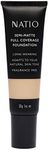 Natio Australia Semi-Matte Full Coverage Foundation - Chai 30g - Soft Matte Liquid Foundation, Long Wearing, Fragrance Free - Made in Australia